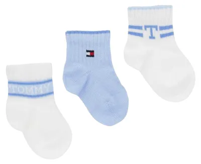 Immagine prodotto di Tommy Hilfiger - Calzini per neonati (confezione da 3) NA1094 (19-22 mesi) (blu)
