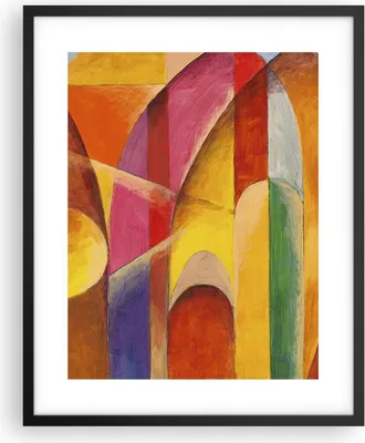 Produktbild von Gerahmtes Poster - Schwarzer Rahmen - Abstraktion modern - 40x50 cm - Wand Bild - Wanddeko - Wandbilder - Kunstposter - Wandposter - Bilderrahmen - Bilder - Kunstdruck - Wandbild - P2BPA40x50-3619