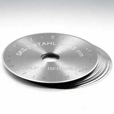 10x SKS-7 Rollschneiderklingen 45mm, extra scharf, Japanstahl