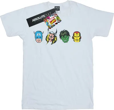 Produktbild von Marvel - "Avengers" T-Shirt für Herren BI50751 (4XL) (Weiß)