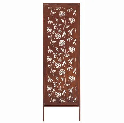 Produktbild von Edelrost Sichtschutz Garten Deko Rosen 160x50 cm Decorative Abdeckung Rost