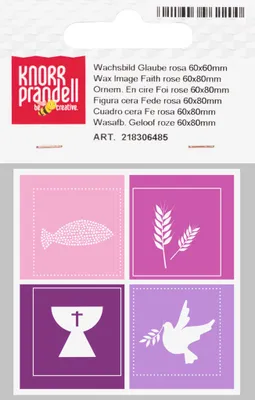 Obrázek produktu pro 6XKNORR prandell 218306485 Wachsb.Glaube rosa