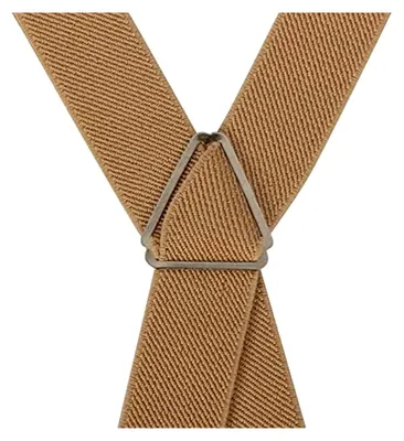 Produktbild von Herren-Hosenträger X-Form mit 4 Clips, elastische und verstellbare Hosenträger für Herrenhosen, geeignet für Business, Hochzeit und Freizeit