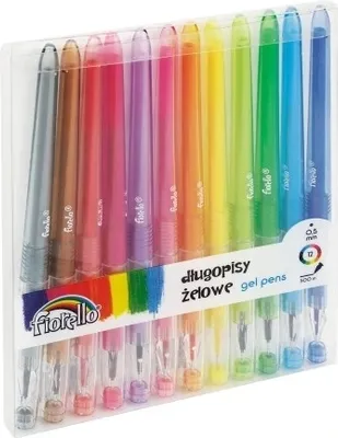 Obrázok produktu pre Gélové perá, 12 farieb