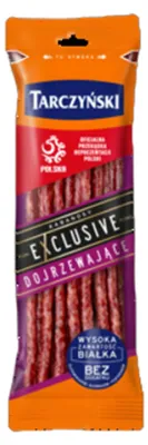 Image de Tarczynski Kabanosy Exclusive Cabanossi Kabanos affinés 90 g Saucisse polonaise à grignoter