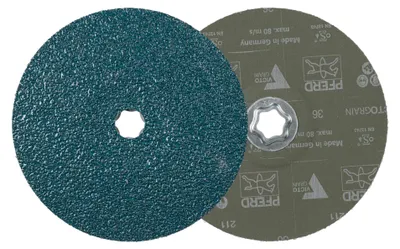 Produktbild von PFERD COMBICLICK fibre discs, 18 cm, 25 Stück(e)