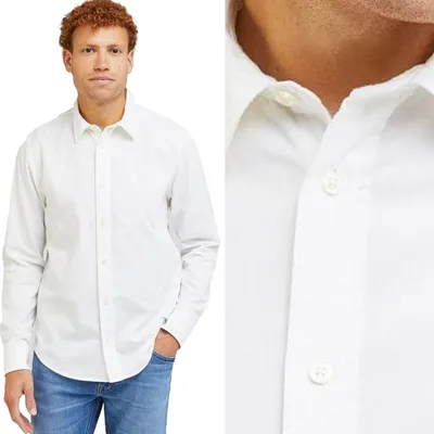 Produktbild von Lee Patch Shirt Herren -elegantes Hemd hellweiß 112349052 LL37016738