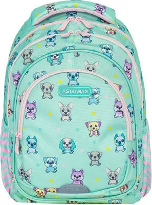 Produktbild von Welpen Welt 3 Fach Schule Rucksack AB330 Astra