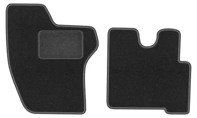 Image de Tapis de sol en moquette pour VW LT II 1996-2006 (van) – jeu 4 pièces, gris graphite, sur mesure – Wielganizator LUX