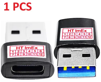 Produktbild von 3.0 USB 3.1 Adapter Stecker USB-C Ladeadapter Konverter USB A auf USB C Buchse