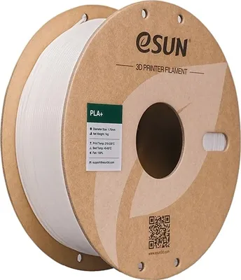 Zdjęcie produktu dla Filament PLA+ do drukarek 3D, średnica 1,75 mm, szpula 1 KG, biały, 10 szt