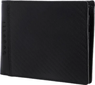 Produktbild von bugatti Leder Geldbörse Comet Wallet With Flap Black schwarz