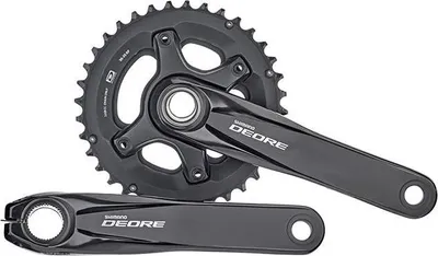Produktbild von Shimano Deore FC-M6000 175mm Kurbelgarnitur schwarz 38x28T