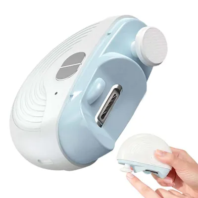 Produktbild von Elektrischer Nagelknipser, Elektrischer Smart-Nagelknipser für Erwachsene und Senioren, :3 Geschwindigkeitsstufen, mit Polieraufsatz, Licht
