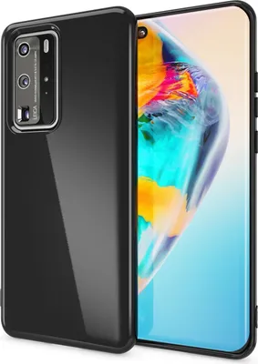 Image de Housse de téléphone portable NALIA pour Huawei P40 Pro, Slim Case silicone Cover Bumper noir