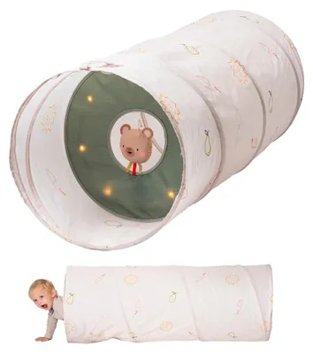Obrázok produktu pre Taf Toys Svetelný senzorický tunel Glow & Go s medvedíkom, od 6 mesiacov