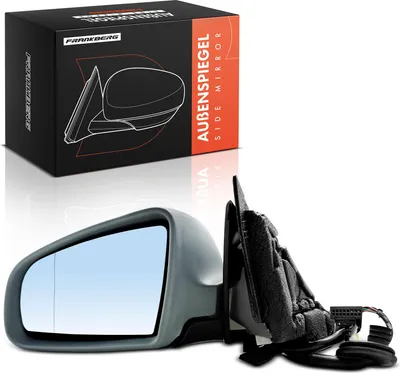 Obrázok produktu pre Frankberg 1x vonkajšie zrkadlo ľavé pre Audi A3 8P1 1.4L 1.6L 1.8L 1.9L 2.0L 3.2L 2003-2008