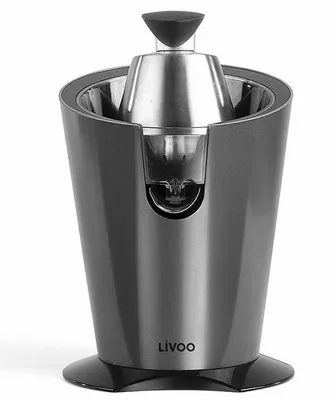 Produktbild von Livoo DOD164, Langsamer Entsafter, Grau, 0,37 l, Kunststoff, Edelstahl, 160 W, 190 mm