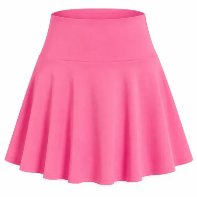 Produktbild von Tennis Skort - Damen Sport Rock mit Shorts und Tasche - SKORTIFY Rosa L/XL