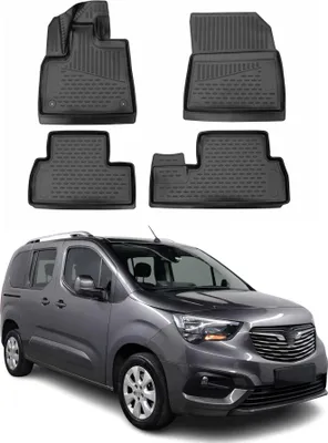 Immagine prodotto di 2019-2024 Opel Combo tappetini TPE nero 4 pz