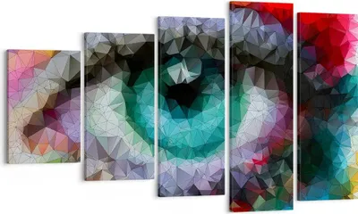 Produktbild von Bild auf Leinwand - Leinwandbild - elegant Diamant futuristic geometrisch - 100x60cm - Wand Bild - Wanddeko - Leinwanddruck - Bilder - Kunstdruck - Leinwand bilder - Wandkunst - EG100x60-3172