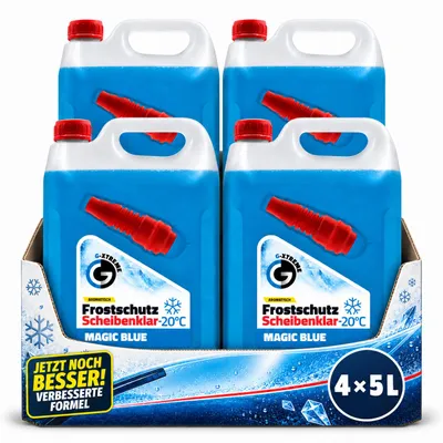 Produktbild von 4x5L G-XTREME Scheibenfrostschutz Magic Blue 20L bis -20°C gebrauchsfertig