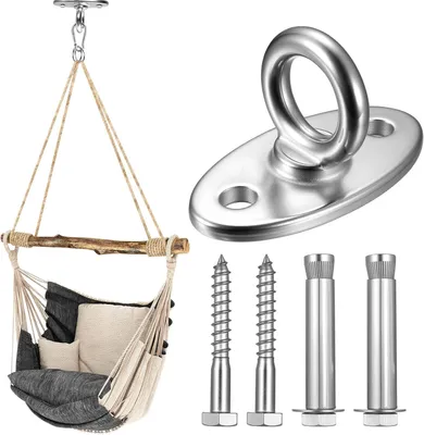 Produktbild von Deckenhaken M8, Edelstahl, Belastbarkeit 500 kg, für Hängesessel