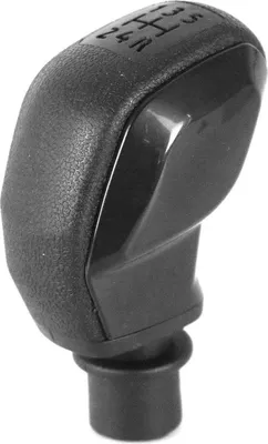 Image de Pommeau de levier de vitesse pour Peugeot 301 2013-2025 5 vitesses Similicuir Noir