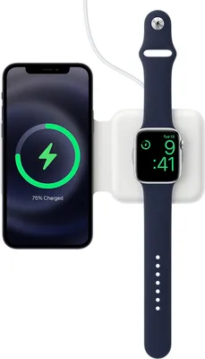 Immagine prodotto di Caricabatterie Apple MagSafe Duo, Colore:Bianco