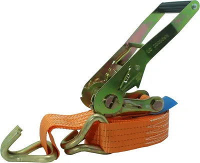 Produktbild von 5T 8m Spanngurt mit Spitzhaken 5000 daN Ratschengurt 50 mm Orange Zurrgurt für Auto PKW LKW Transport