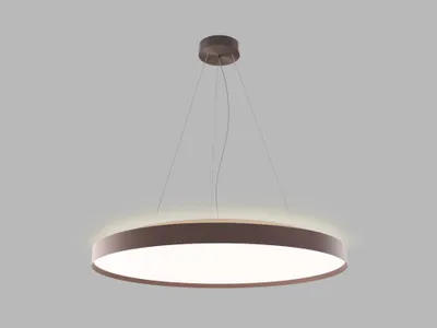 Zdjęcie produktu dla LED2 3276058DT Lampa wisząca TORO 80 P/N-Z, CF TRIAC DIM 80+12 W 3000 K/4000 K brązowa
