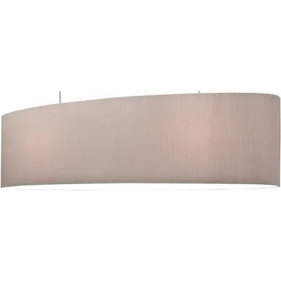 Produktbild von XXL Lampenschirm plissiert oval Sand für Pendelleuchte 2x E27 110cm