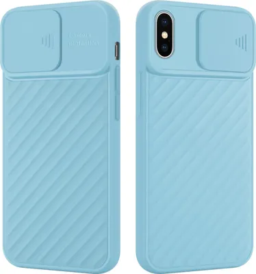 Immagine prodotto di Custodia Cadorabo per Apple iPhone XS MAX custodia protettiva in TPU turchese custodia cover fotocamera protezione