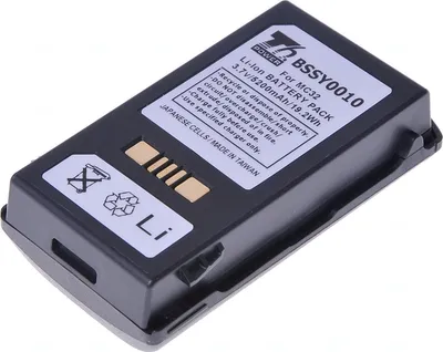 Immagine prodotto di Batteria T6 Power per Motorola MC32N0-G, Li-Ion, 3,7 V, 5200 mAh (19,2 Wh), nero