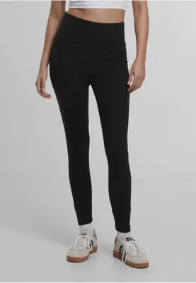 Obrázek produktu pro Dámské leginy Urban Classics Ladies High Waist Jersey Leggings 2-Pack black+black - S