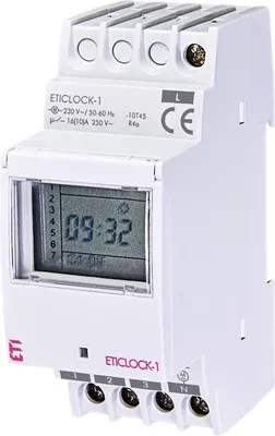 Zdjęcie produktu dla Zegar sterujący cyfrowy modułowy CLOCK-1 1P 16A