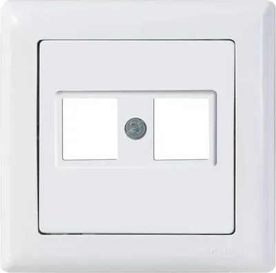 Produktbild von Mutlusan Daria Modul RJ45 Datenbuchse 2fach Weiss