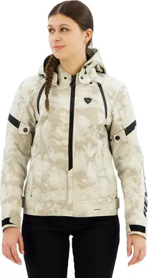 Imagen del producto de Chaqueta con capucha Revit Flare 3 H2O, color beige, talla 44, para mujer, color beige, talla 44