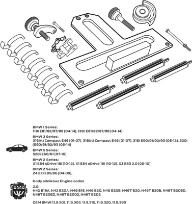 Produktbild von NEO TOOLS Montagewerkzeug Nockenwelle 11-312