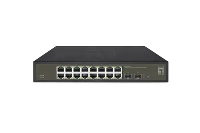 Immagine prodotto di LevelOne Switch 16x GE GES-2118 2xGSFP 19" Hilbert