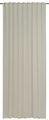 Produktbild von Elbersdrucke halbtransparente Gardine Schlaufenbandschal Liem 09 beige 140x255cm 200398 Vorhang für Wohnzimmer Schlafzimmer Küche Flur Kinderzimmer