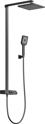 Produktbild von Steinberg Serie 390 Duschsystem, Thermostat, 2 Verbraucher, Pushtronic, Regenbrause, Handbrause, 3902750S