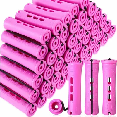 Produktbild von Set mit 20 Schwamm-Lockenwicklern für langes, mittellanges und kurzes Haar, ohne Hitze, für Damen mit Rattenschwanzkamm (19mm)