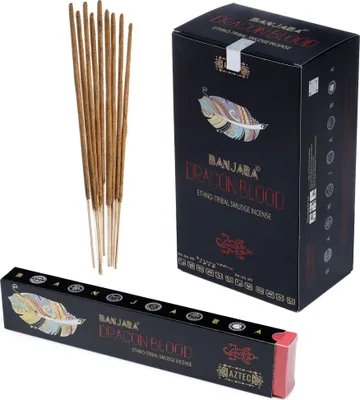 Produktbild von Banjara Räucherstäbchen Drachenblut Dragonblood 1x15gr indische Duftmischung