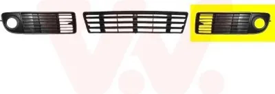 Produktbild von VAN WEZEL Lüftungsgitter Grill Stoßfänger für AUDI A6 Avant (4B5, C5) mit Loch/Löchern für Nebellampen