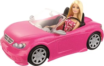 Produktbild von Barbie Glam Cabrio & Puppe