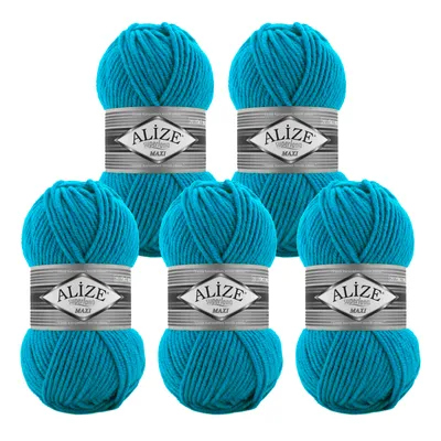 Produktbild von 500g Strickgarn Strickwolle Alize Superlana Maxi 25% Wolle, Farbwahl