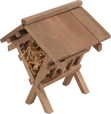 Produktbild von VBS Futterkrippe, Holz, ca. 7x7x8cm