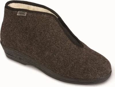 Produktbild von Befado Elegante Damen Hausschuhe Hüttenschuhe Schafswolle Braun 41