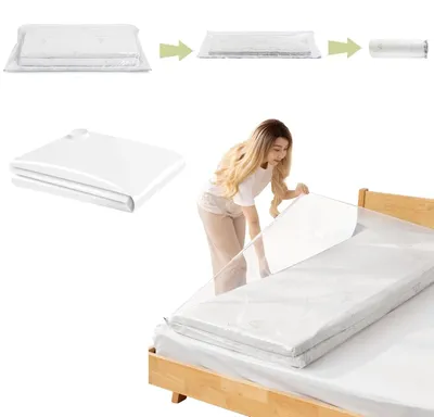 Produktbild von Omgoods - Vakuumbeutel für Matratzen, 220 x 100 cm, wiederverwendbar und verschließbar